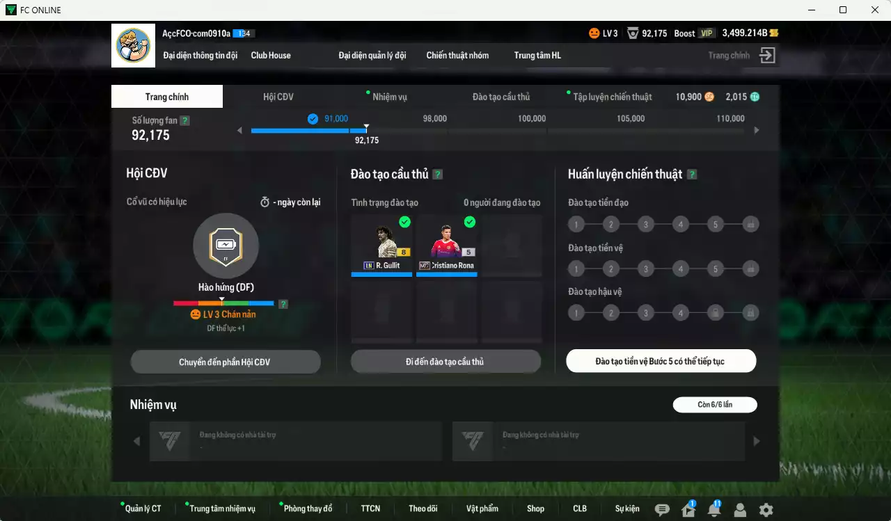 Ảnh [ACC Rẻ🔥] Full mùa LN+8 1.019.100b vs CR7 No.7 có Ronaldo, Kaká, Gullit, Matthaus, Vidic, Eusébio, Nesta, Carlos, Cafu, Rivaldo, Puskás, Desailly, VDS, Torres... LN+8 . HLV Xịn
