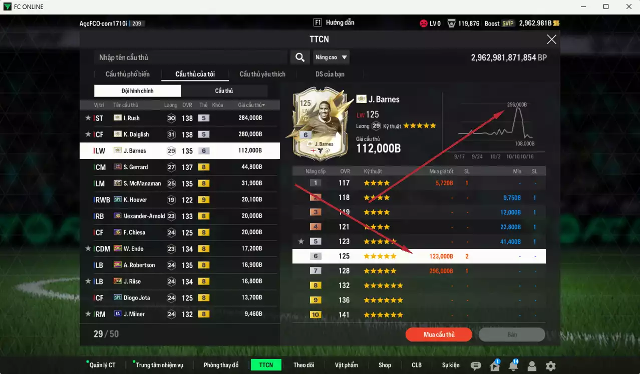 Ảnh [ACC Rẻ🔥] Liverpool 902.920b có Barnes ITM+6 (fix BP), Rush ITM+5, Dalglish ITM+5, Gerrard CC, McManaman DC, Arnold HG, Hoever SPL+9, Chiesa HG, Endo 23HW, Robertson 23HW, Riise JNM... Còn nhiều CP GIẢM THUẾ, HLV Xịn