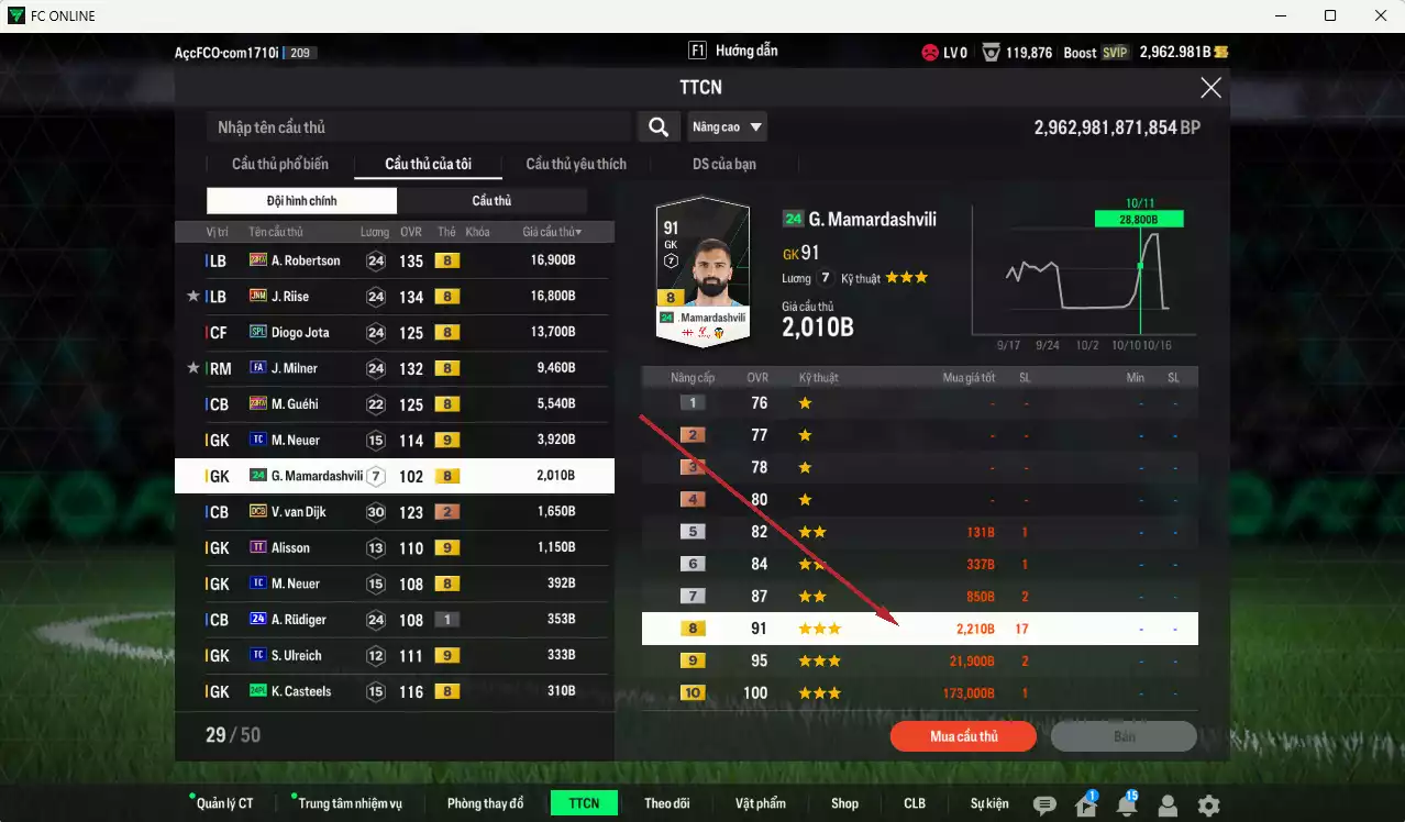 Ảnh [ACC Rẻ🔥] Liverpool 902.920b có Barnes ITM+6 (fix BP), Rush ITM+5, Dalglish ITM+5, Gerrard CC, McManaman DC, Arnold HG, Hoever SPL+9, Chiesa HG, Endo 23HW, Robertson 23HW, Riise JNM... Còn nhiều CP GIẢM THUẾ, HLV Xịn