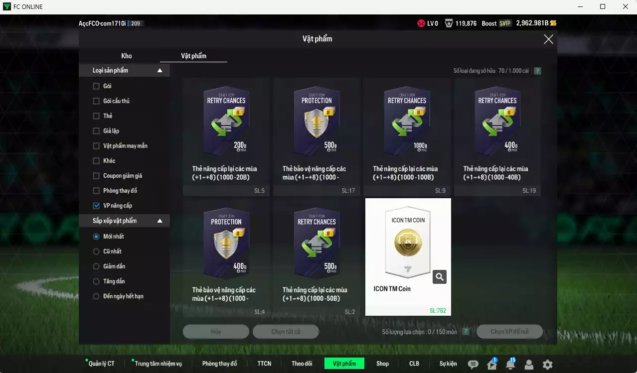 Ảnh [ACC Rẻ🔥] Liverpool 902.920b có Barnes ITM+6 (fix BP), Rush ITM+5, Dalglish ITM+5, Gerrard CC, McManaman DC, Arnold HG, Hoever SPL+9, Chiesa HG, Endo 23HW, Robertson 23HW, Riise JNM... Còn nhiều CP GIẢM THUẾ, HLV Xịn