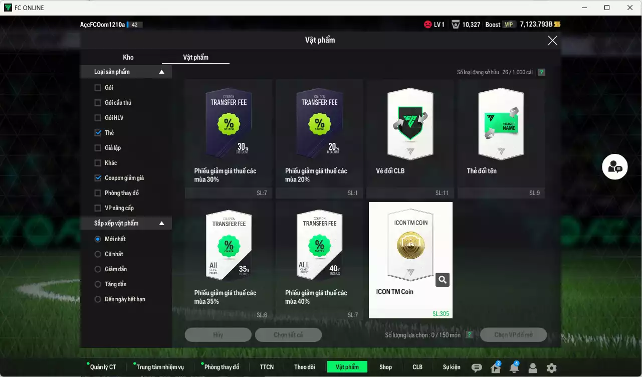 Ảnh [ACC Hiếm, lạ, ACC Rẻ🔥] Juventus 4.134.090b có Henry ITM+5, Nedved EBS+10 (bù), Vieira BTB+10 (bù) , Courtois GR+10, Cáceres BTB+10 (bù), Zidane RMA, Chiesa FC, Del Piero EBS+10 (bù), Jovic LOL+10 (bù)... Còn nhiều CP GIẢM THUẾ, dư 44.000TC, VIP BK Tháng 11