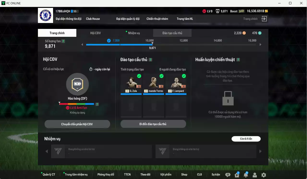 Ảnh [ACC Rẻ🔥] Chelsea 501.220b dư 16.000b có Torres ITM+3, Lampard ITM+3, Essien ITM+3, Zola ITM+3, De Bruyne BTB, Desailly LN, A. Cole LN...