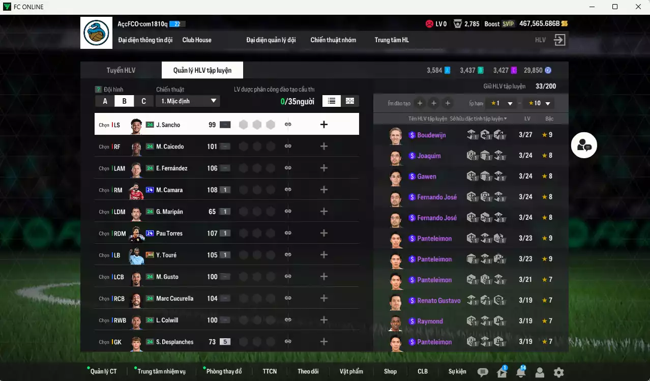 Ảnh [ACC Rẻ🔥] ACC 467565b trắng, có thẻ đổi tên