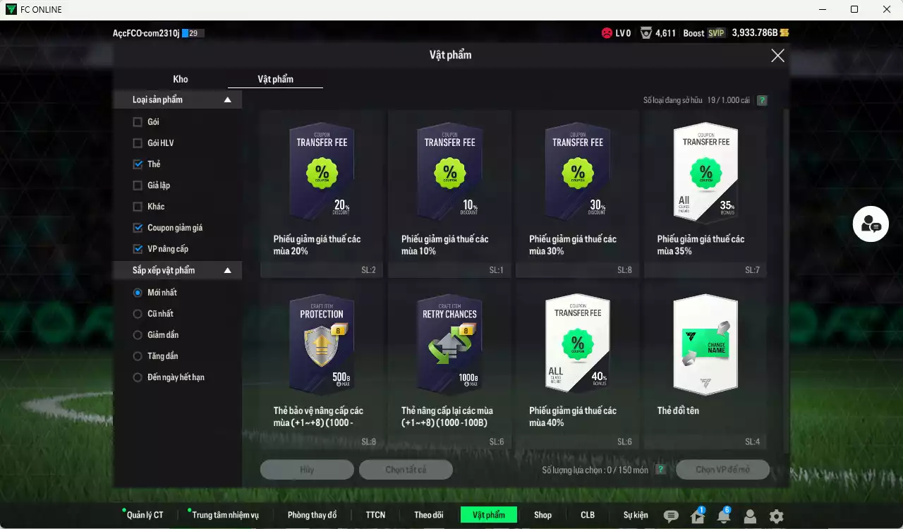 Ảnh [ACC Rẻ🔥] Xuân Son PRM mix Man Utd. 712.940b có Xuân Son PRM+5, Vidic ITM+5, Schweinsteiger ITM+5, Bruno 25TS, Ferdinand 23IM, Shaw 23HW, Casemiro CH(fix BP), Mazraoui SPL, Mount HGM, Rashford HG, CR7 RTN... Còn rất nhiều CP GIẢM THUẾ