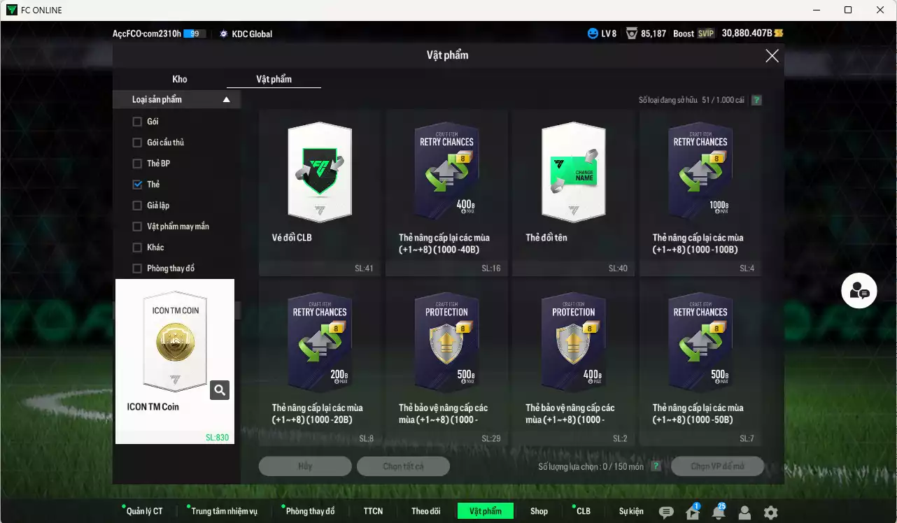 Ảnh [ACC Rẻ🔥] Real Madrid 1.209.550b dư 30.000b có Kroos HG(fix BP), Vini WS, Ronaldo WB, Cannavaro CC, Rudiger SPL, Figo CC, Beckham HG, Carlos DC, Carvajal DC, CR7 CU, Valverde 24TS, Hazard HG, Bellingham WB, Casemiro BTB, Kaká 25IM... Gần full đào tạo, HLV Xịn