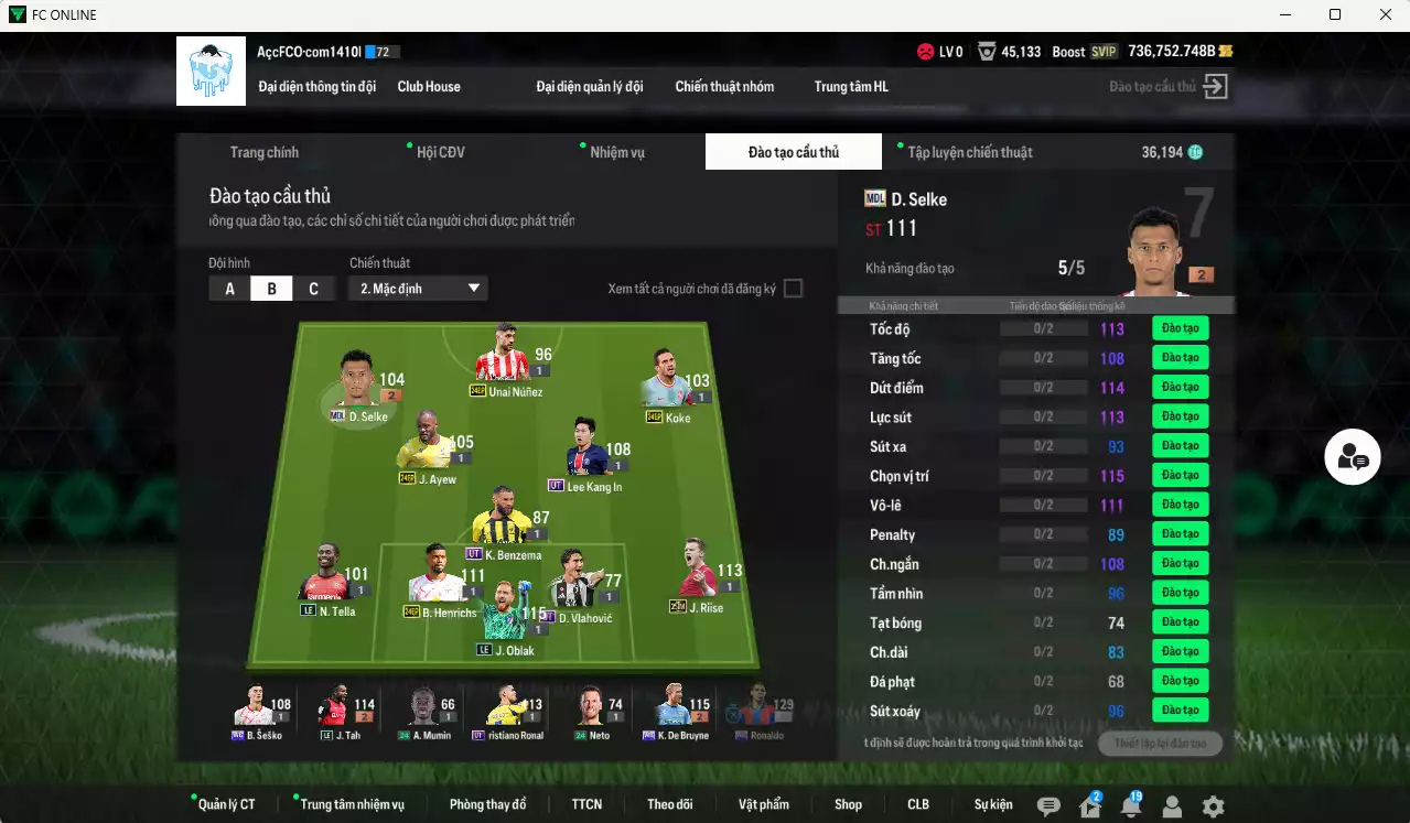 Ảnh [ACC Rẻ🔥] ACC 736752b trắng, có thẻ đổi tên. Dư 36.000TC