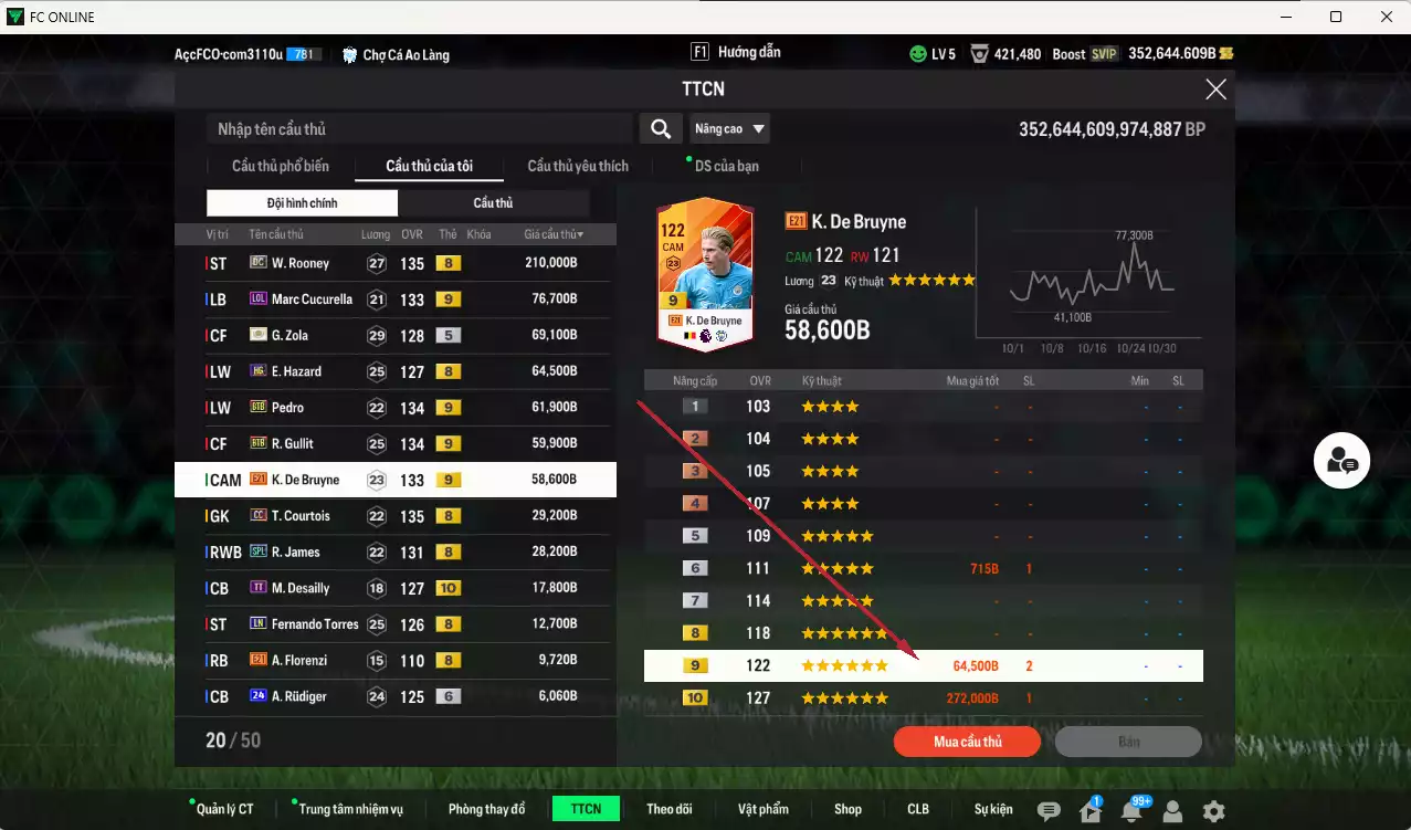 Ảnh [Tặng hàng bù, ACC Rẻ🔥] Chelsea 3.467.340b dư 352kb có Sheva ITM+5, Lampard ITM+5, Rooney DC, Zola ITM+5, Cucurella LOL+9, De Bruyne E21+9, Pedro BTB+9, Gullit BTB+9, Hazard HG, Courtois CC, James SPL... Còn nhiều CP GIẢM THUẾ, đã full đào tạo chiến thuật, HLV Xịn