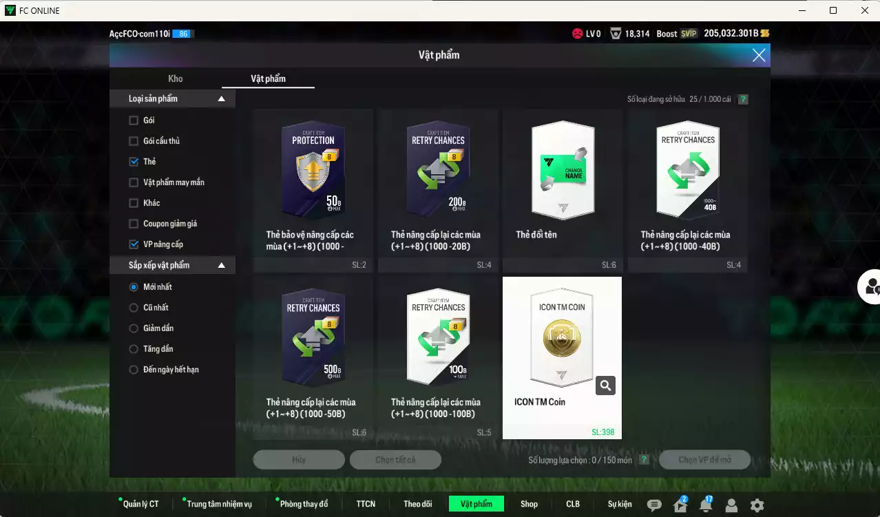 Ảnh [ACC Rẻ🔥] ACC 205032b trắng, có thẻ đổi tên. Dư 47.000TC