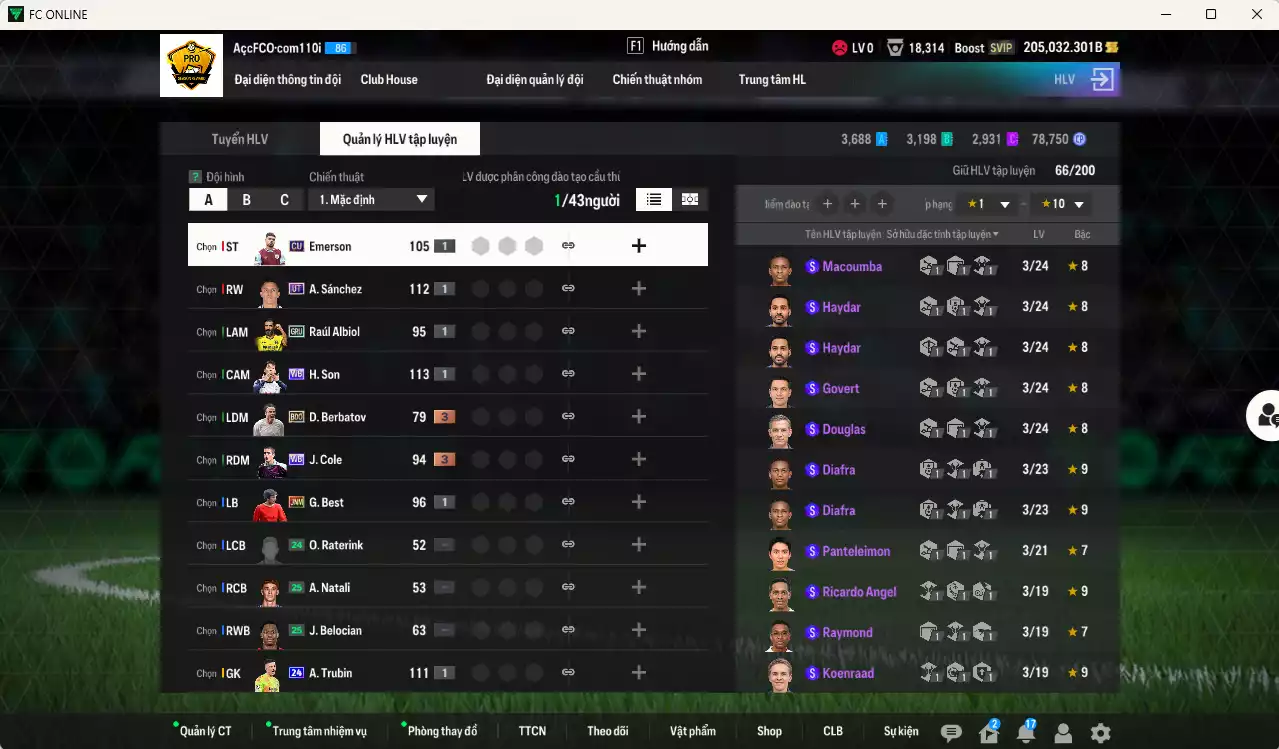 Ảnh [ACC Rẻ🔥] ACC 205032b trắng, có thẻ đổi tên. Dư 47.000TC