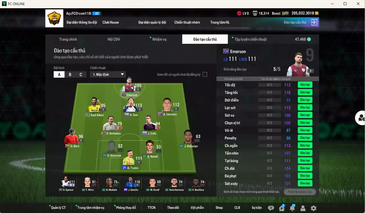 Ảnh [ACC Rẻ🔥] ACC 205032b trắng, có thẻ đổi tên. Dư 47.000TC