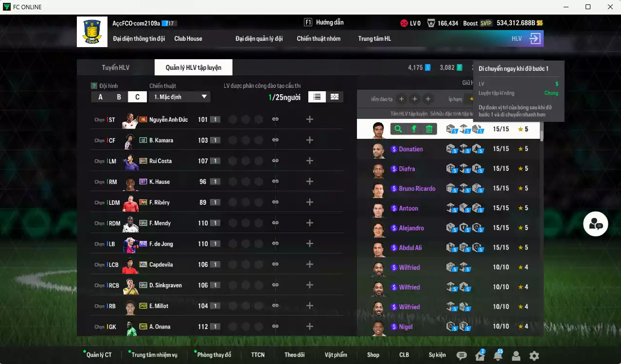 Ảnh [ACC Rẻ🔥] ACC 534312b trắng, có thẻ đổi tên. HLV Xịn