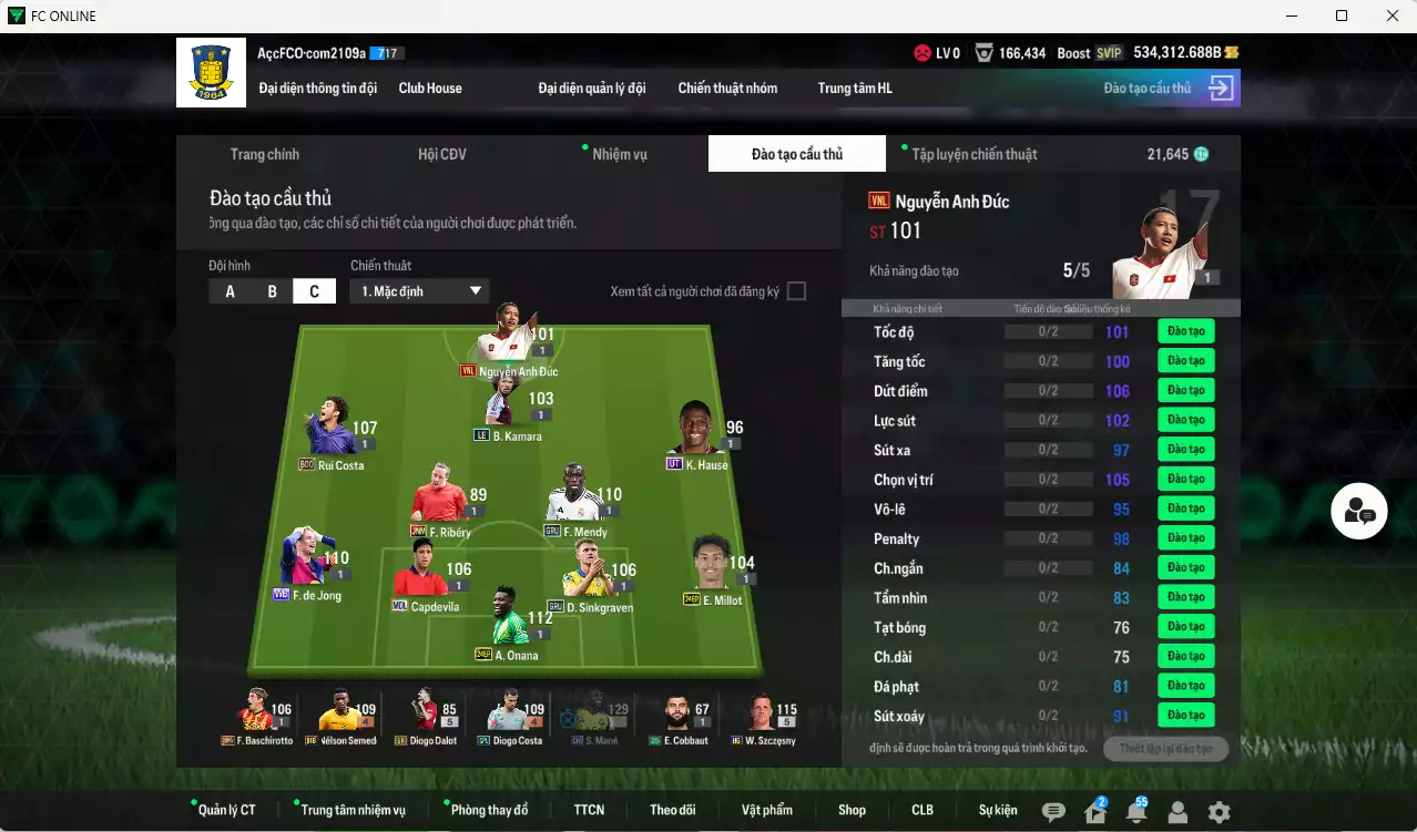 Ảnh [ACC Rẻ🔥] ACC 534312b trắng, có thẻ đổi tên. HLV Xịn