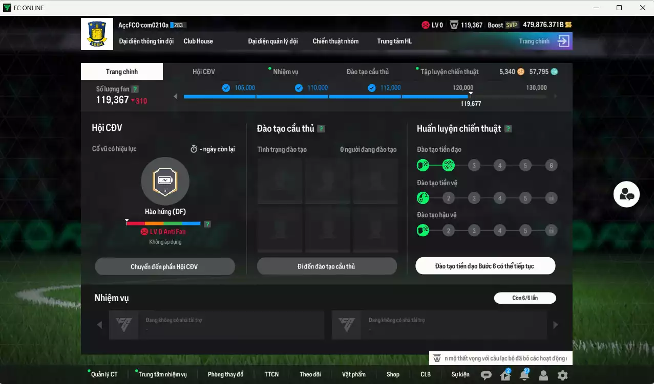 Ảnh ACC 479876b trắng, có thẻ đổi tên. Dư 57.000TC, HLV Xịn