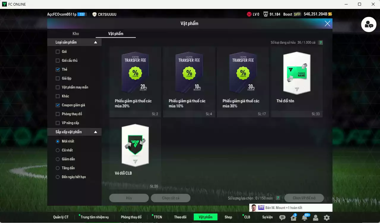 Ảnh ACC 546251b trắng, có thẻ đổi tên, còn CP GIẢM THUẾ. Dư 128.000TC