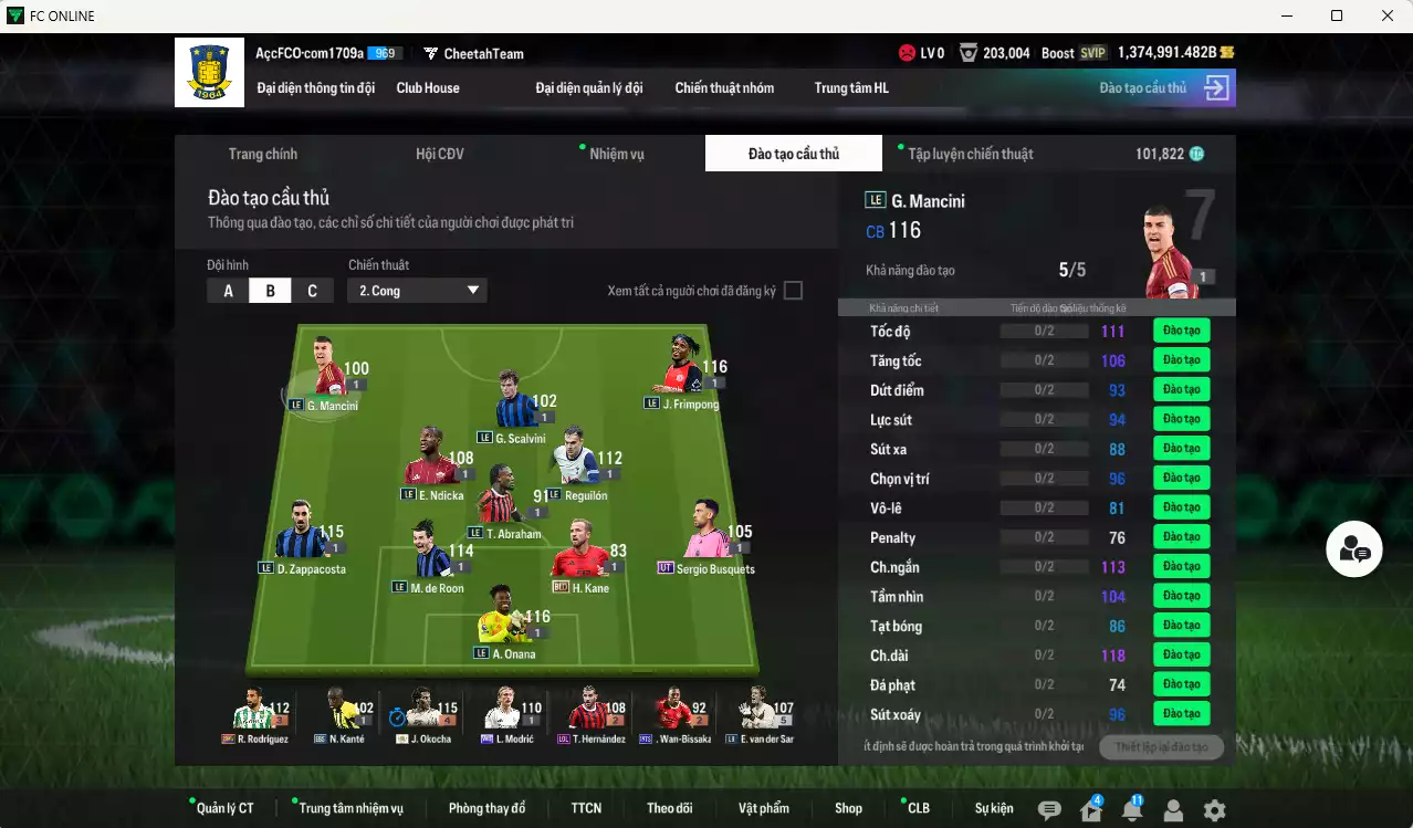 Ảnh [ACC Rẻ🔥] ACC 1374991b trắng, có thẻ đổi tên, còn nhiều CP GIẢM THUẾ. Dư 101.000TC, HLV Xịn