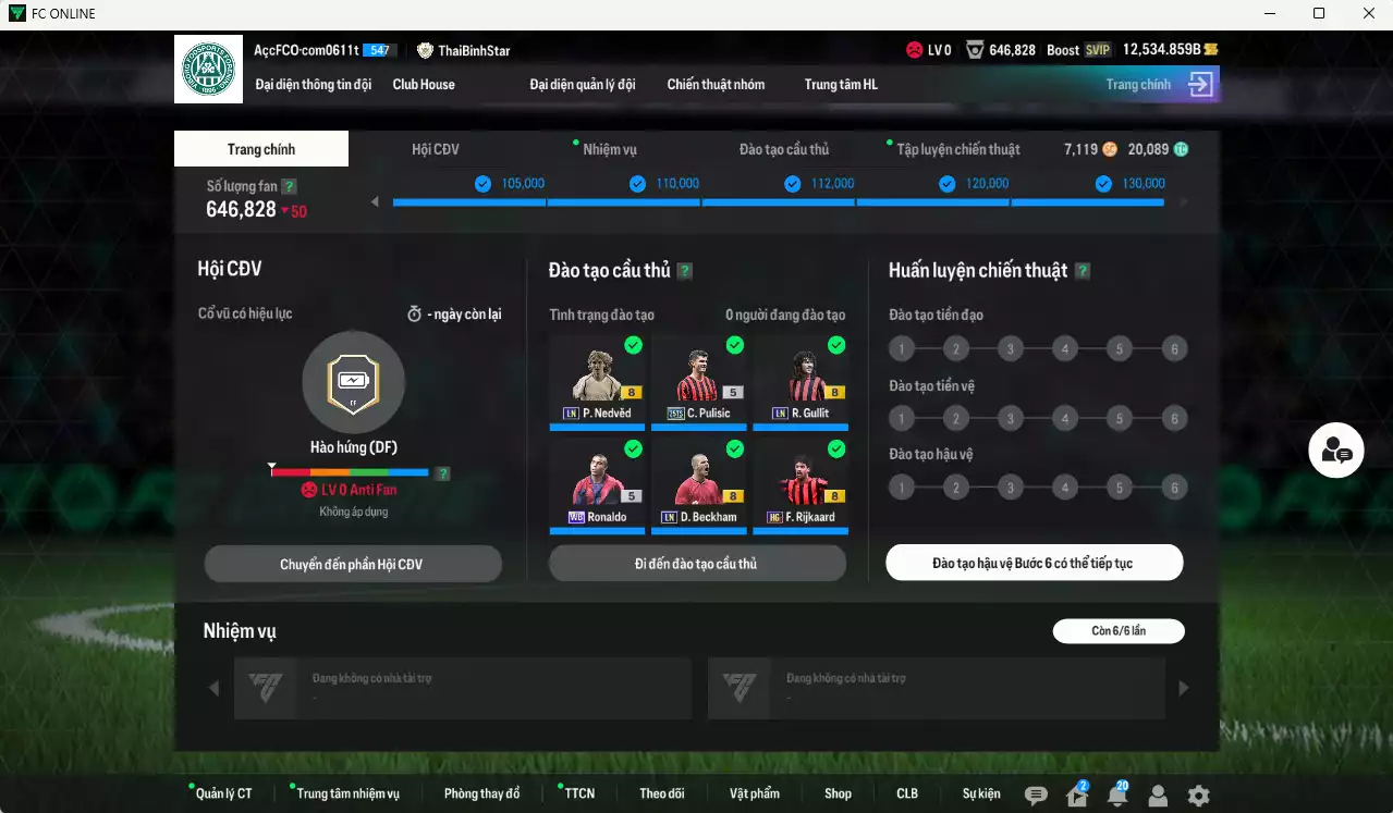 Ảnh AC Milan 550.990b có Ronaldo WB, Nedved LN, Maldini LN, Rijkaard HG, Pulisic 25TS, Gullit LN, Beckham LN, Nesta HG... HLV Xịn, đã đào tạo chỉ số nhiều cầu thủ