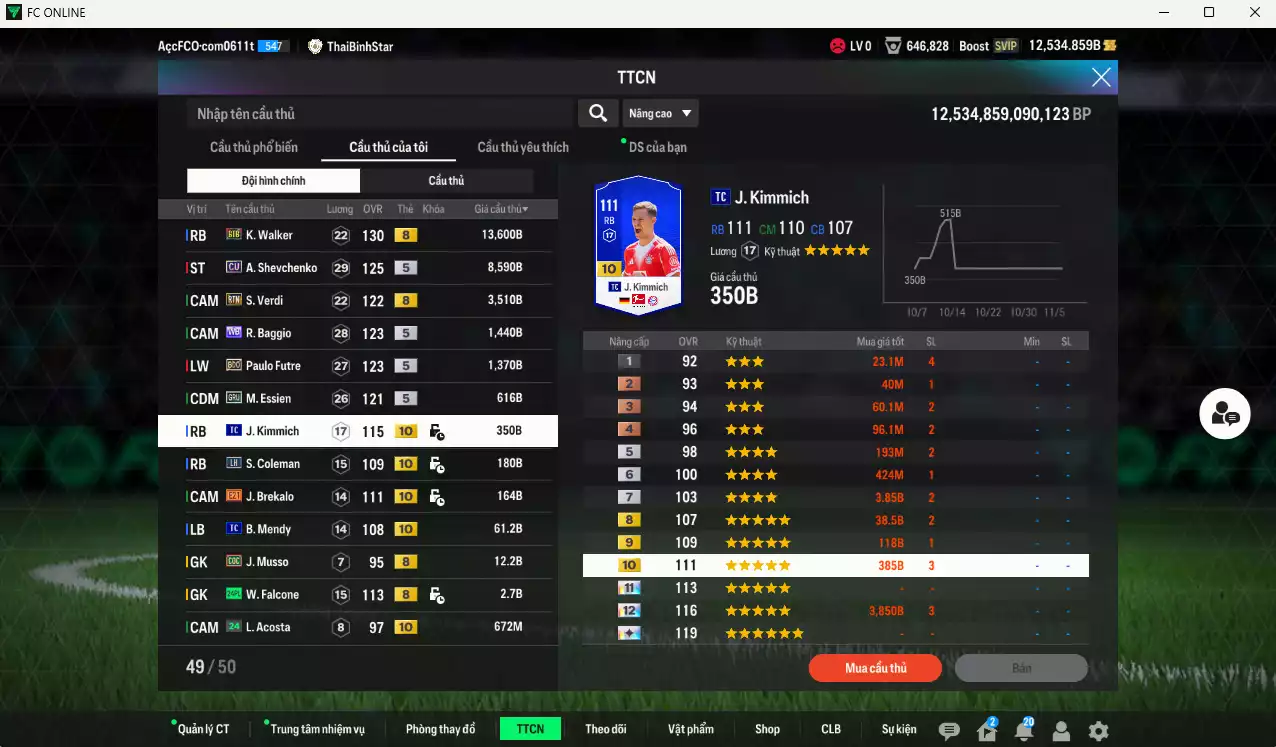 Ảnh AC Milan 550.990b có Ronaldo WB, Nedved LN, Maldini LN, Rijkaard HG, Pulisic 25TS, Gullit LN, Beckham LN, Nesta HG... HLV Xịn, đã đào tạo chỉ số nhiều cầu thủ