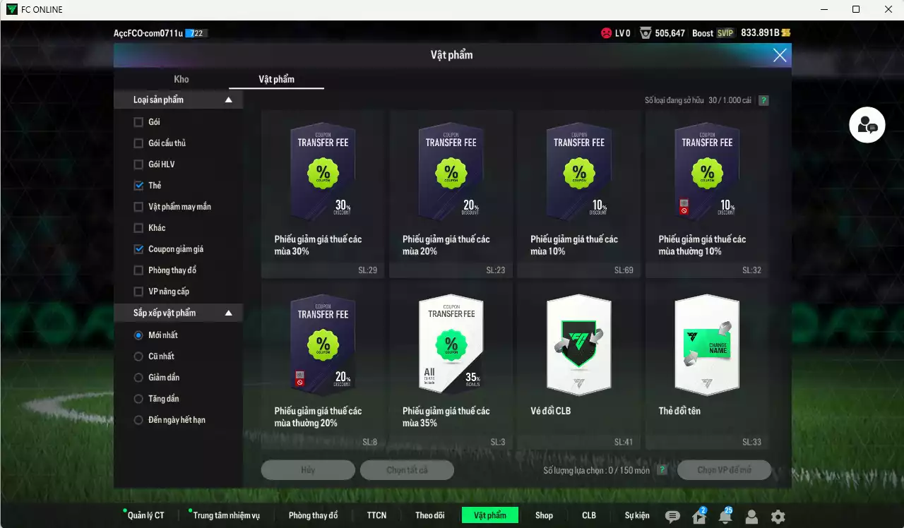 Ảnh Full mùa CC+8 982.290b có Eto, Lúcio, Modric, Figo, Desailly, Drogba, Hagi, Lampard, Cafu, Carlos, Rakitic, Courtois, Touré, H. Son... CC+8. HLV Xịn, đã đào tạo chỉ số nhiều cầu thủ