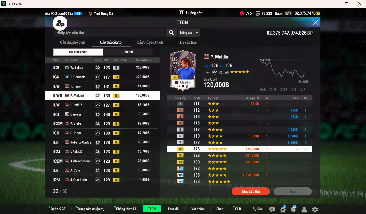 Ảnh [TOP NẠP🔥,Hạng 784] Real Madrid 10.080.650b dư 82kb có CR7 CC+8, Rudiger 23UCL, Varane DC, Bale BDO, Essien ITM+8, Kroos DC, Messi CC, Benzema DC, Eto JNM... Team phụ CC+8 . HLV Xịn, Đã đào tạo full chỉ số toàn bộ cầu thủ, VIP KC Tháng 11