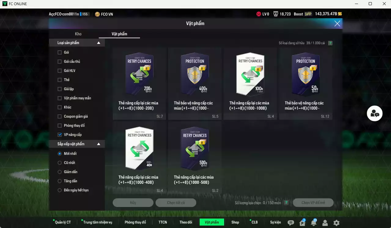 Ảnh [Tặng 2000FC] Juventus 1.259.440b dư 142kb có Vieira ITM+5, Henry CC, Cannavaro CC, Pirlo CC, Lúcio JNM, CR7 25TS, Szczesny BOE+10, Del Piero ITM, Locatelli 25TS, Douglas Luiz MDL, Zakaria 25TS, J. David 25TS... Dư 95.000TC, HLV Xịn