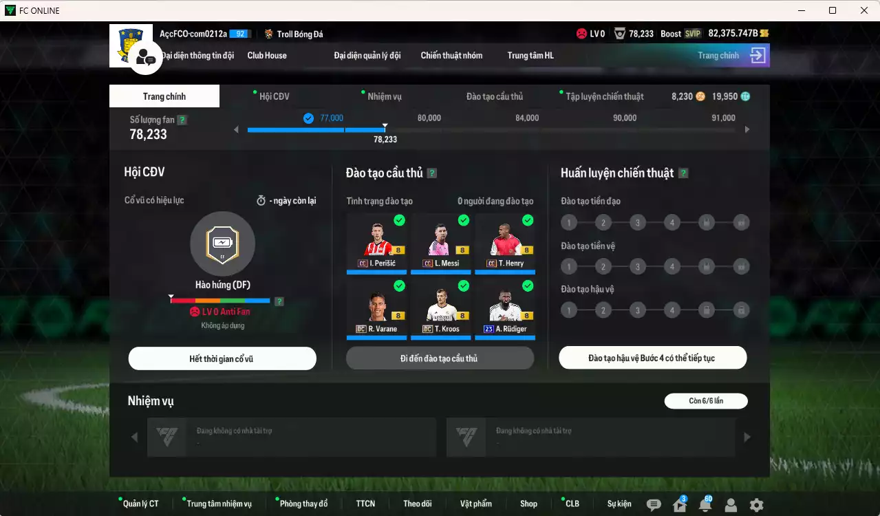 Ảnh [TOP NẠP🔥,Hạng 784] Real Madrid 10.080.650b dư 82kb có CR7 CC+8, Rudiger 23UCL, Varane DC, Bale BDO, Essien ITM+8, Kroos DC, Messi CC, Benzema DC, Eto JNM... Team phụ CC+8 . HLV Xịn, Đã đào tạo full chỉ số toàn bộ cầu thủ, VIP KC Tháng 11