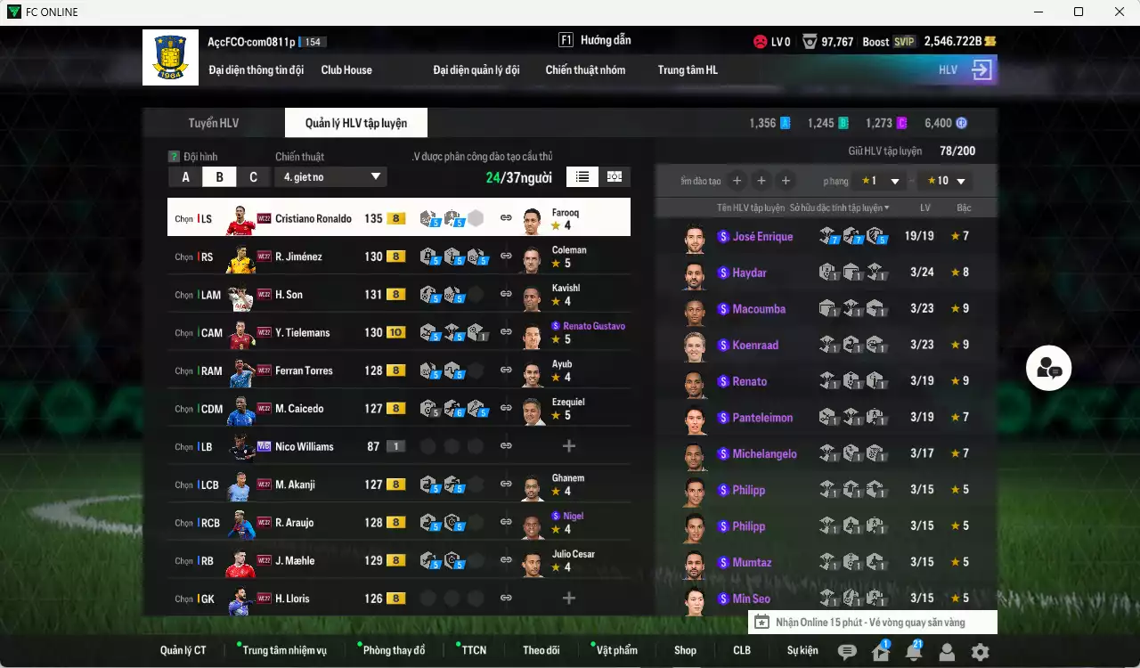 Ảnh [Độc lạ] Full mùa WC22+8 409.570b có CR7, H. Son, Tielemans+10, Jiménez, Maele, Araujo, Ferran Torres, Caicedo, Akanji, Lloris, Mitrovic, Rabiot, Meunier, Coman... Còn nhiều CP GIẢM THUẾ