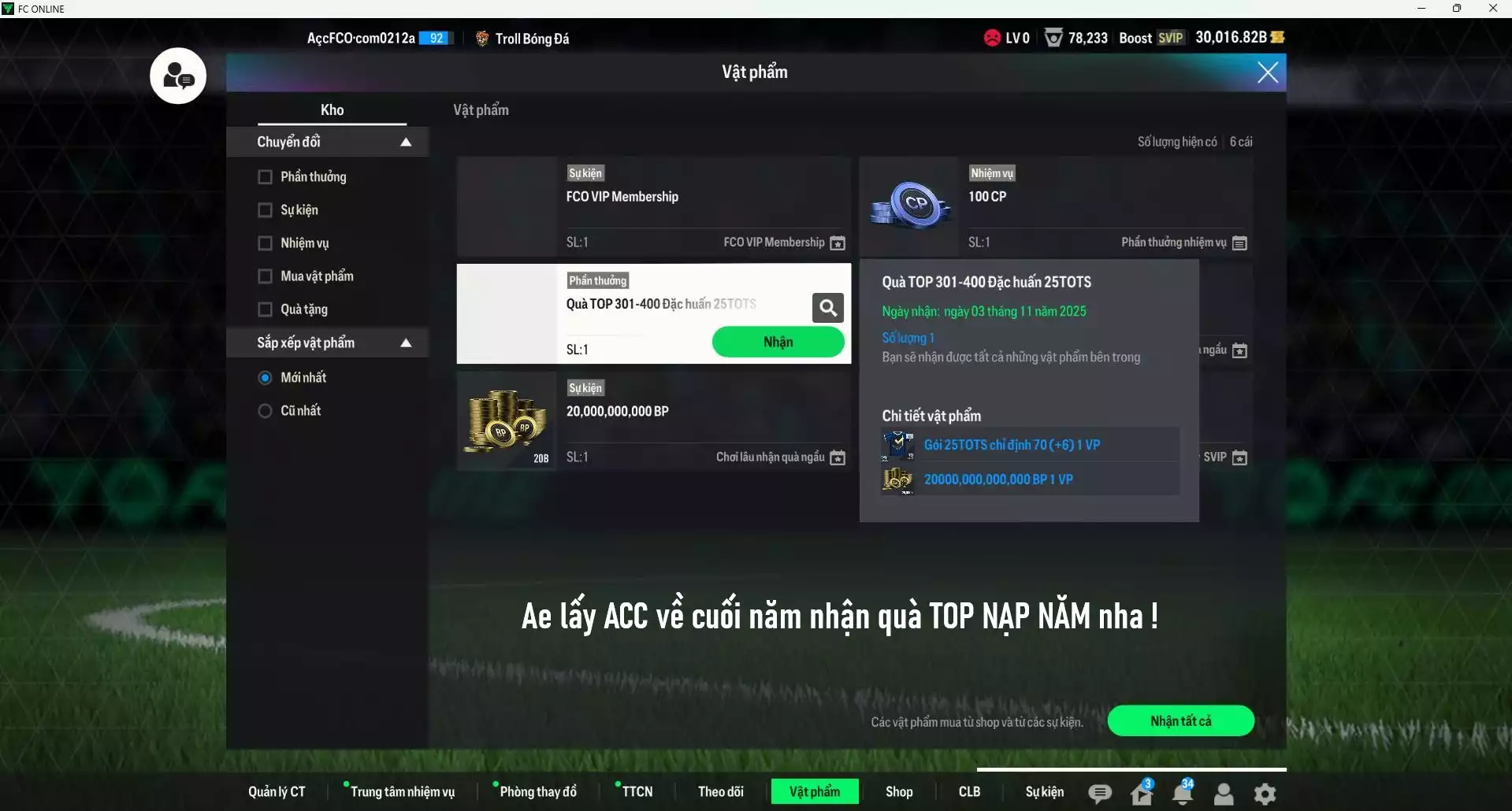 Ảnh [TOP NẠP🔥,Hạng 784] Real Madrid 10.080.650b dư 82kb có CR7 CC+8, Rudiger 23UCL, Varane DC, Bale BDO, Essien ITM+8, Kroos DC, Messi CC, Benzema DC, Eto JNM... Team phụ CC+8 . HLV Xịn, Đã đào tạo full chỉ số toàn bộ cầu thủ, VIP KC Tháng 11