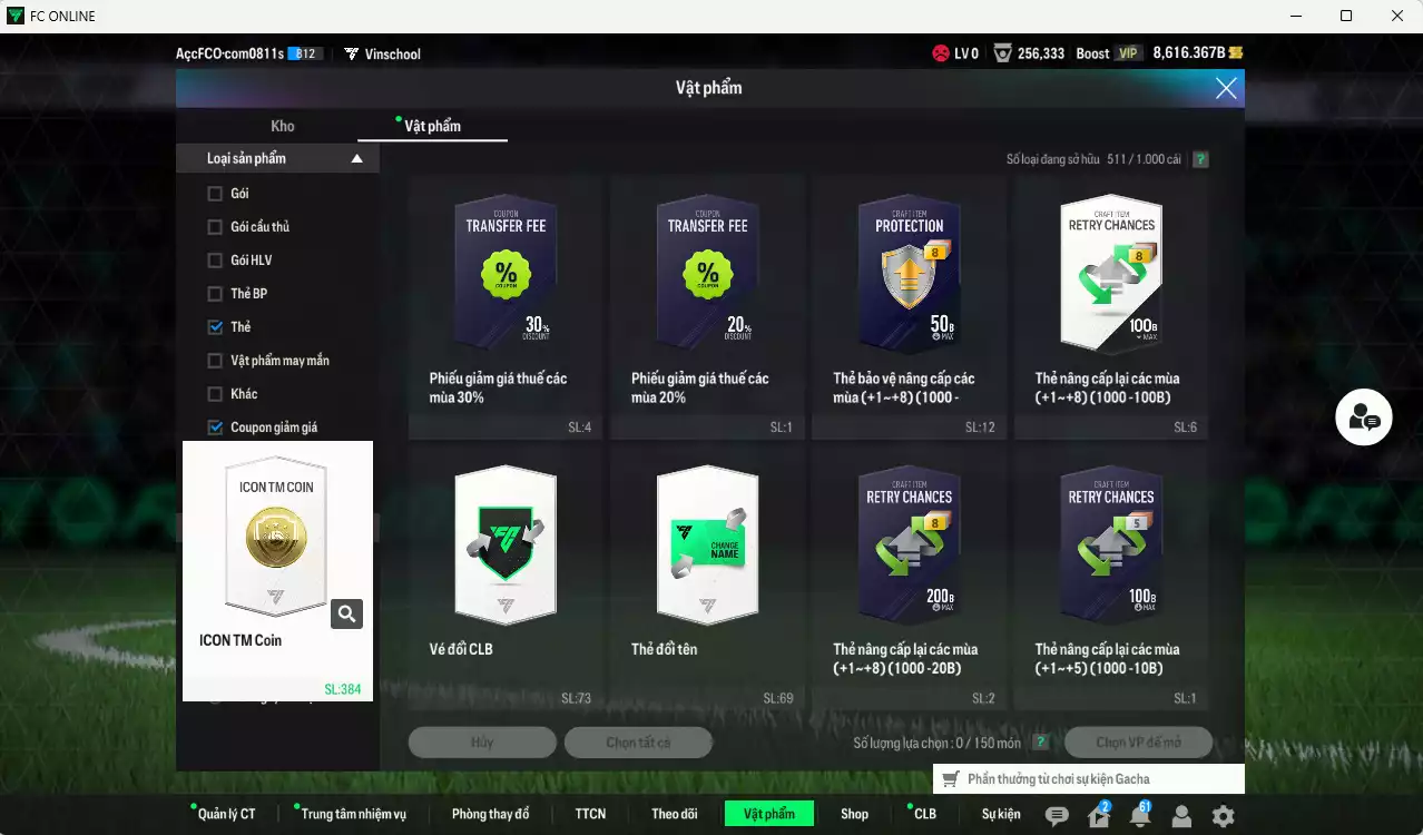 Ảnh Bayern Munich 1.832.210b có Matthaus CC, Lewandowski WS, Kane 25TS, Mané WS, Beckenbauer CH, Lúcio CC, Ribéry JNM, Alaba DC, Kim Min Jae 25TS... HLV Xịn, dư 60.000TC