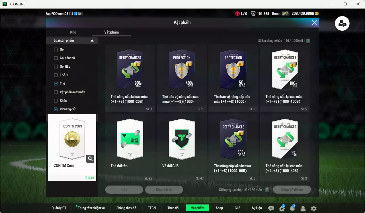 Ảnh ACC 208439b trắng, có thẻ đổi tên. HLV Xịn, dư 42.000TC