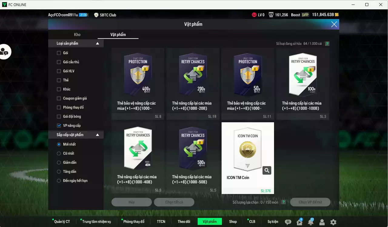 Ảnh ACC 151845b trắng, có thẻ đổi tên, còn CP GIẢM THUẾ. HLV Xịn, dư 54.000TC