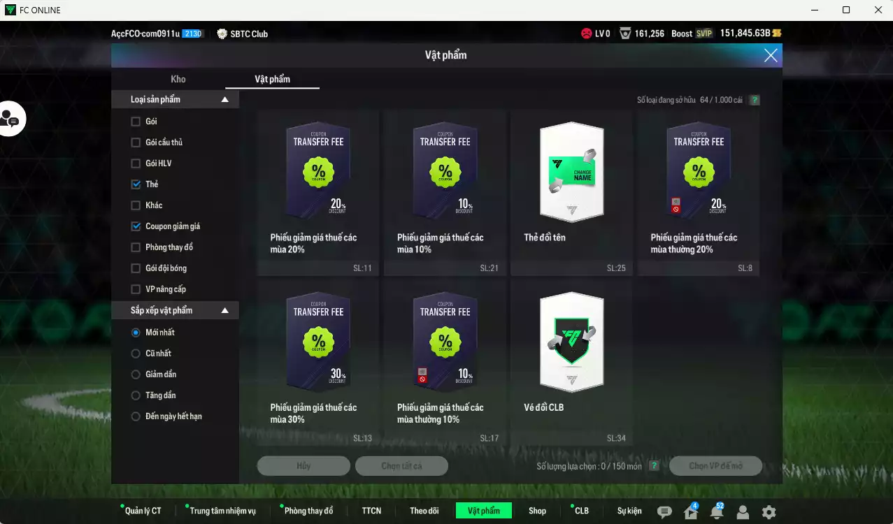 Ảnh ACC 151845b trắng, có thẻ đổi tên, còn CP GIẢM THUẾ. HLV Xịn, dư 54.000TC