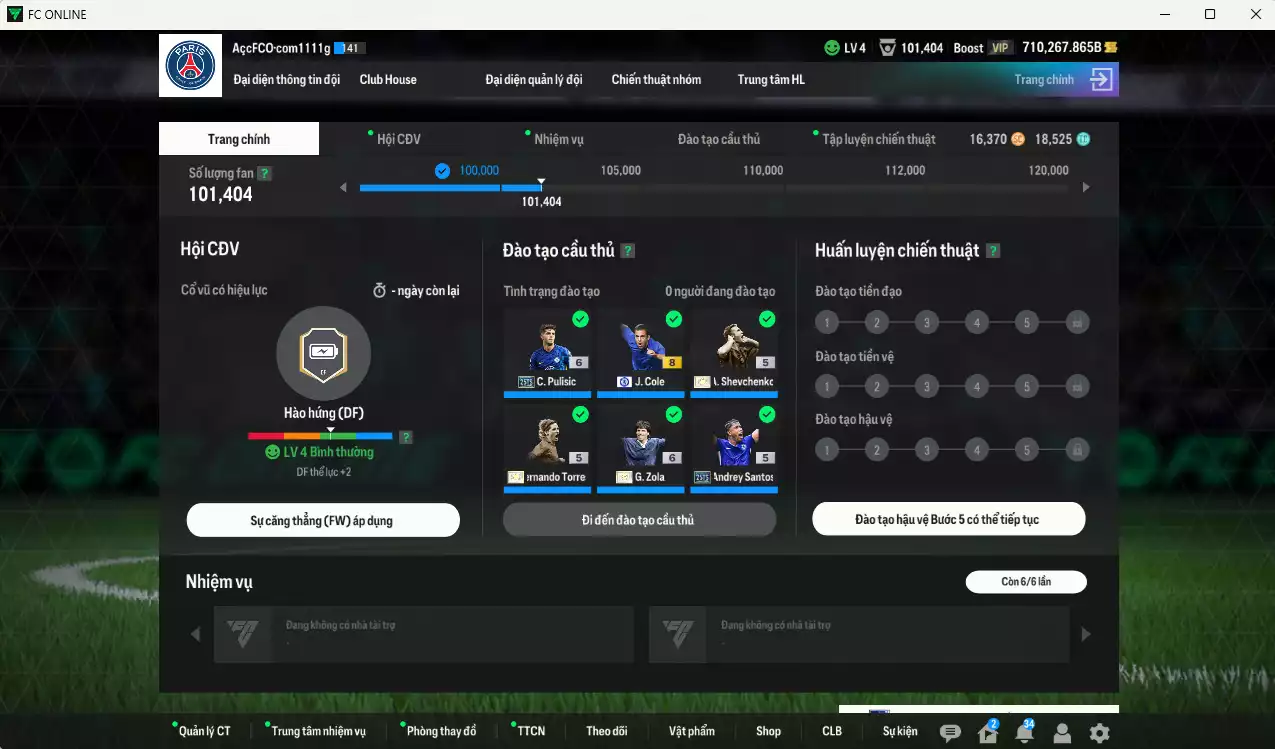 Ảnh [Dư nhiều BP] Chelsea 4.101.710b dư 710kb có Sheva ITM+5, Torres ITM+5, Zola ITM+6, Pulisic 25TS+6, Salah 25TY, Andrey Santos 25TS, Rudiger SPL, Essien JNM, Tomori 23HW, Caicedo 23HW... HLV Xịn, đã đào tạo chỉ số nhiều CT, VIP BK Tháng 11 và 12