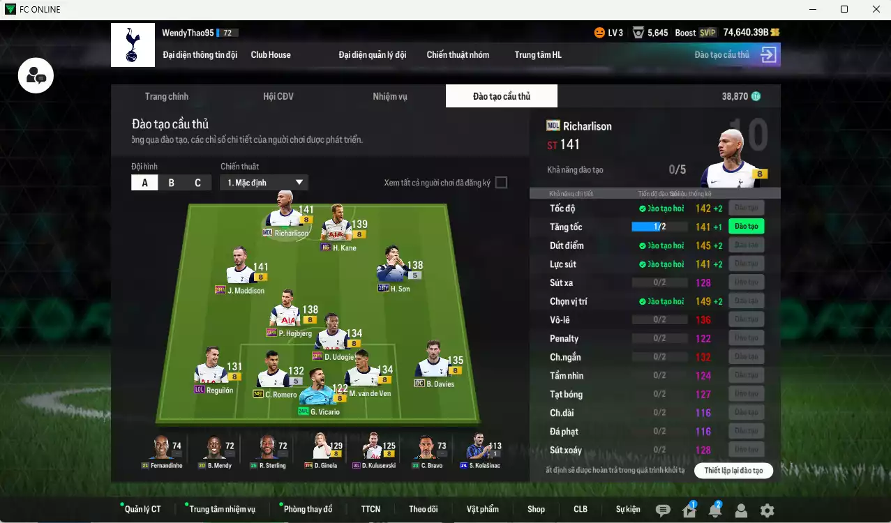 Ảnh Tottenham 474.190b dư 74kb có H. Son 25TY, Richarlison MDL, Kane HG, Maddison 23HW, Ginola JNM, Hojbjerg 23HW... Còn nhiều CP GIẢM THUẾ, đã đào tạo chỉ số nhiều cầu thủ