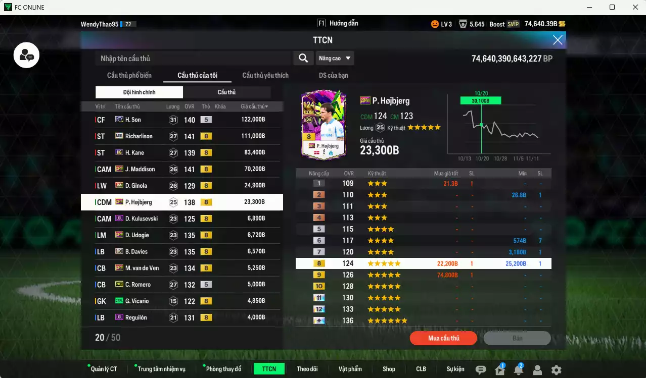 Ảnh Tottenham 474.190b dư 74kb có H. Son 25TY, Richarlison MDL, Kane HG, Maddison 23HW, Ginola JNM, Hojbjerg 23HW... Còn nhiều CP GIẢM THUẾ, đã đào tạo chỉ số nhiều cầu thủ