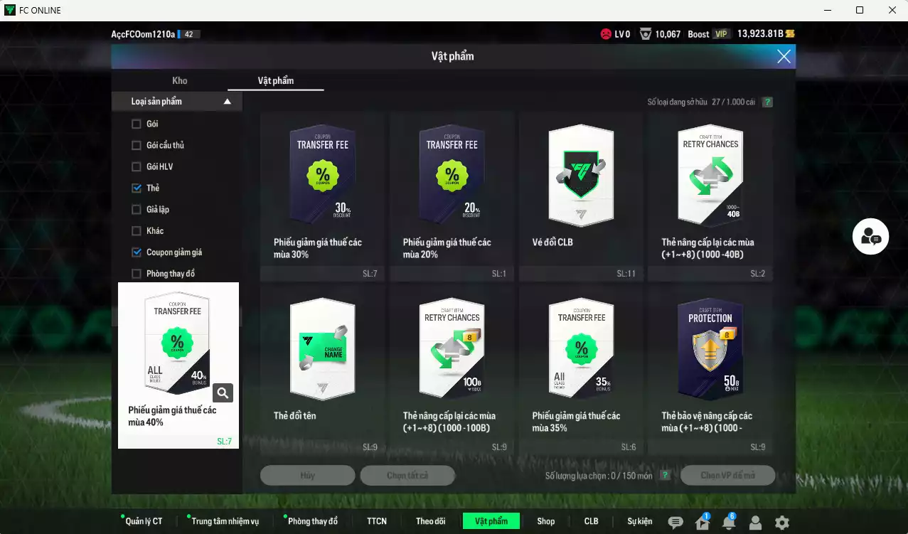 Ảnh [ACC Hiếm🔥] Juventus 2.813.910b có Nedved EBS+12, Del Piero EBS+12, Vieira BTB+12, Cáceres BTB+12, Henry ITM+5, Courtois GR+12, Zidane RMA, Chiesa FC, Jovic LOL+12... Còn nhiều CP GIẢM THUẾ, dư 44.000TC, VIP BK Tháng 11