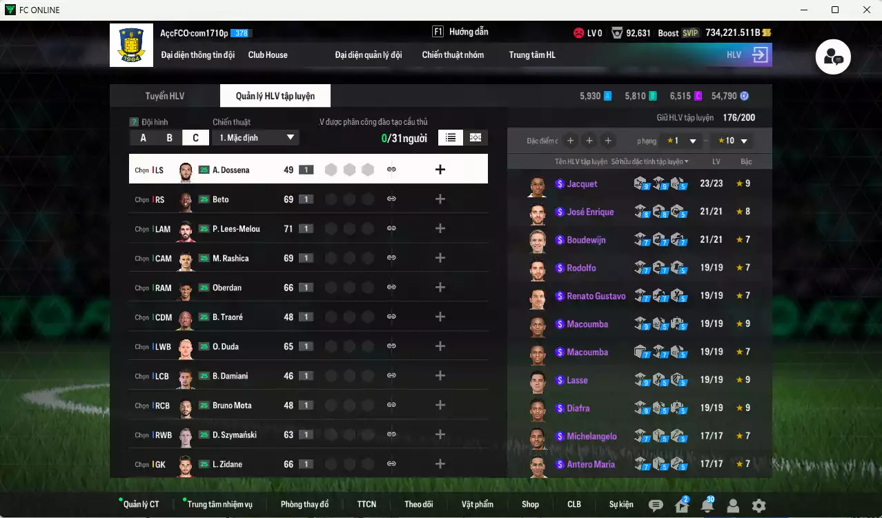 Ảnh ACC 734221b trắng, có thẻ đổi tên. HLV Xịn, dư 45.000TC
