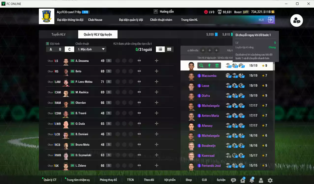 Ảnh ACC 734221b trắng, có thẻ đổi tên. HLV Xịn, dư 45.000TC