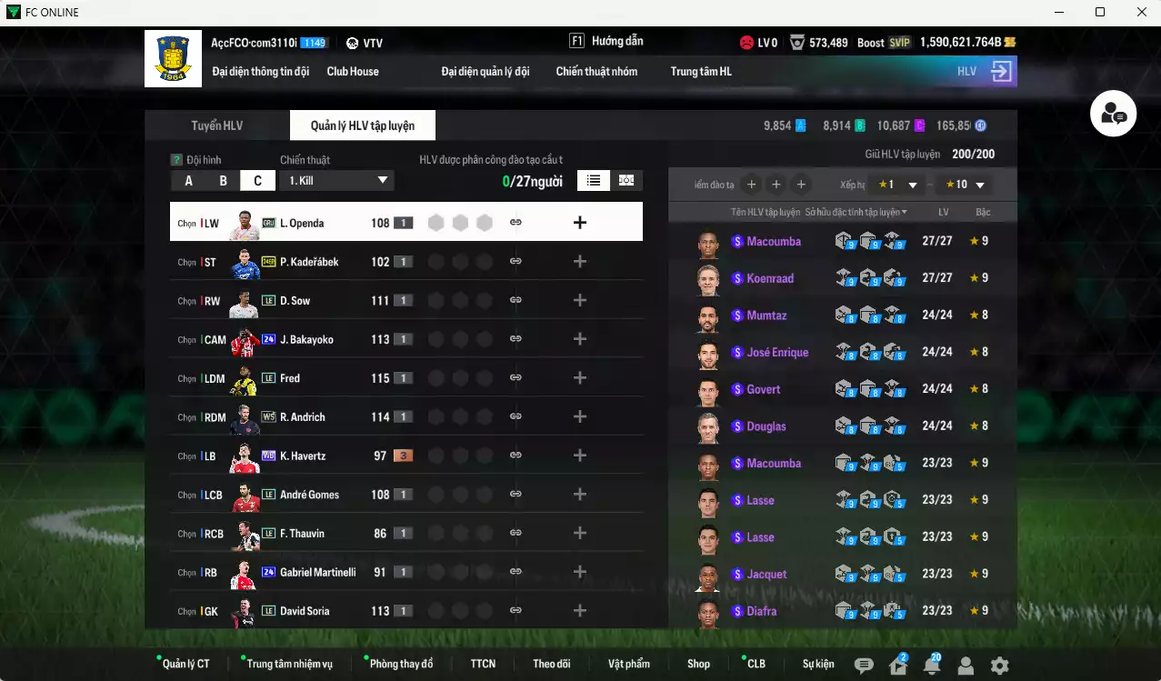 Ảnh ACC 1590621b trắng, có thẻ đổi tên, còn nhiều CP GIẢM THUẾ. HLV Siêu Xịn, dư 169.000TC