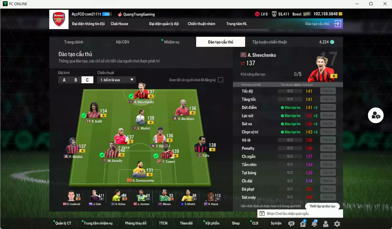 Ảnh AC Milan 556.180b dư 102kb có Modric CC, Beckham HG, Maldini HG, Gullit RTN, Desailly CC, Sheva CC, Rijkaard HG, Vieira CC, Cafu CC, Tomori 23HW... Còn nhiều CP GIẢM THUẾ, HLV Xịn, đã đào tạo full chỉ số cầu thủ