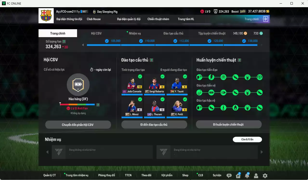 Ảnh Barcelona 1.546.220b dư 37kb có Messi BLD+6, Neymar GRU+6, Iniesa WS, Zambrotta ITM+5, Pedro BTB+10, Cancelo LOL+10, Thuram CH, Touré JNM, Suárez CH, Petit DC, Pedri 24UCL, Rakitic CC... Còn rất nhiều CP GIẢM THUẾ, HLV Xịn, đã full toàn bộ đào tạo
