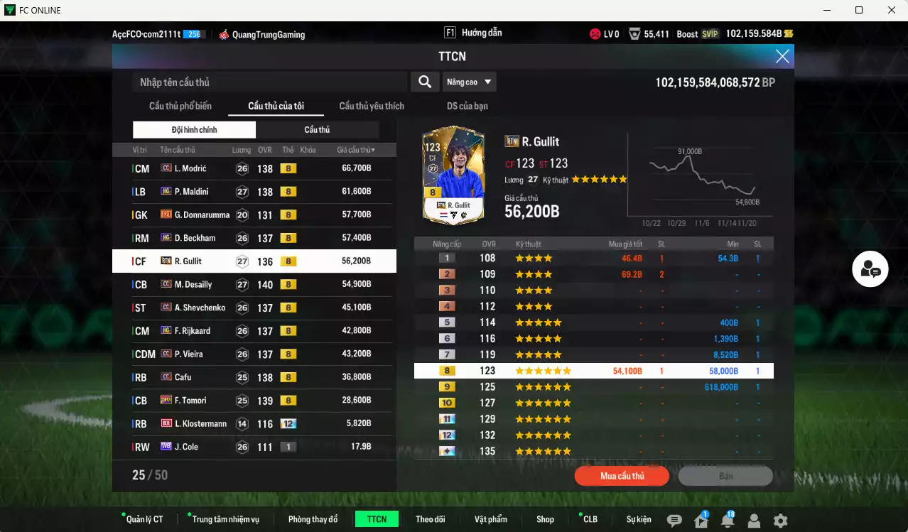 Ảnh AC Milan 556.180b dư 102kb có Modric CC, Beckham HG, Maldini HG, Gullit RTN, Desailly CC, Sheva CC, Rijkaard HG, Vieira CC, Cafu CC, Tomori 23HW... Còn nhiều CP GIẢM THUẾ, HLV Xịn, đã đào tạo full chỉ số cầu thủ