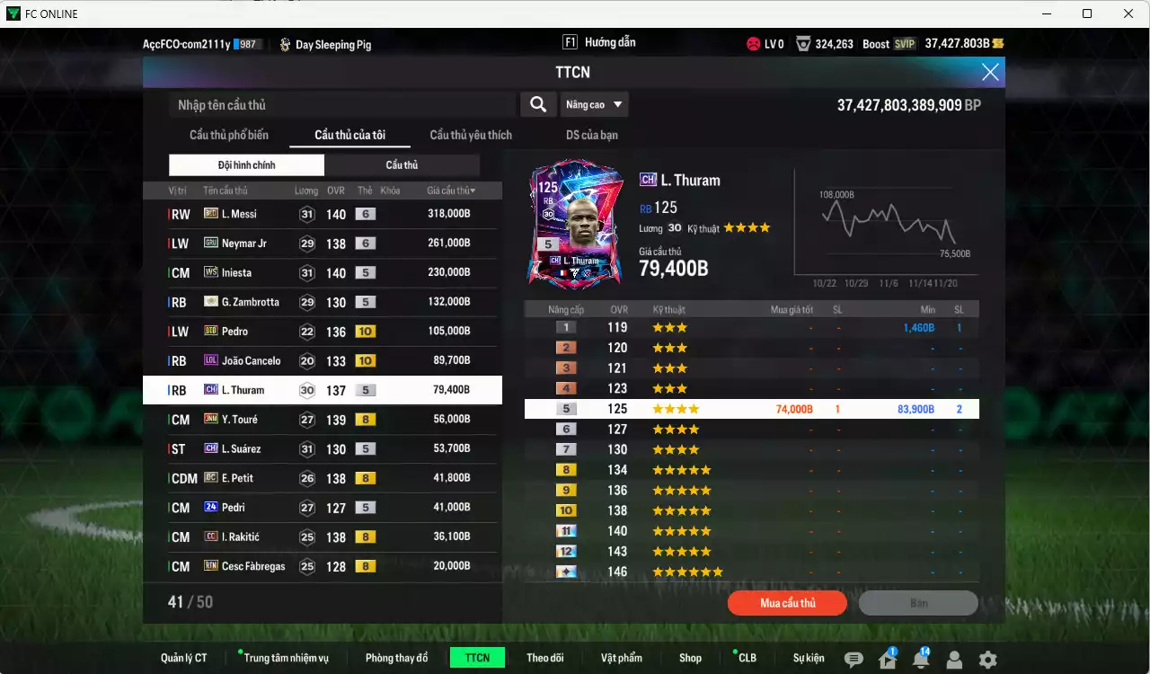 Ảnh Barcelona 1.546.220b dư 37kb có Messi BLD+6, Neymar GRU+6, Iniesa WS, Zambrotta ITM+5, Pedro BTB+10, Cancelo LOL+10, Thuram CH, Touré JNM, Suárez CH, Petit DC, Pedri 24UCL, Rakitic CC... Còn rất nhiều CP GIẢM THUẾ, HLV Xịn, đã full toàn bộ đào tạo