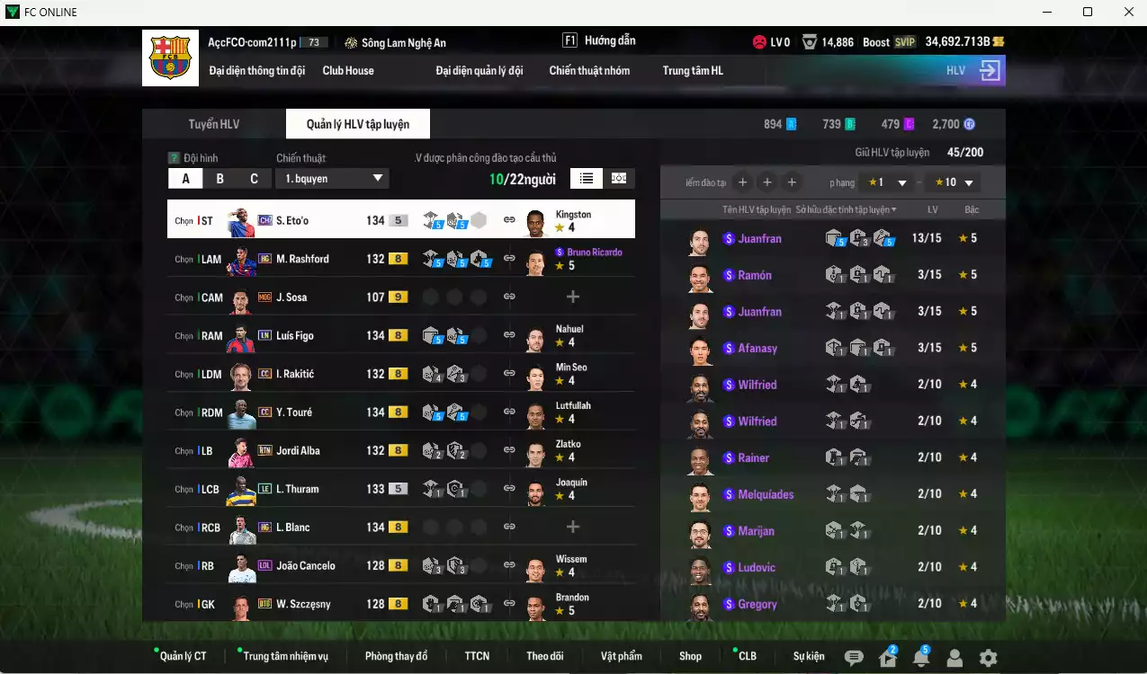 Ảnh Barcelona 177.290b dư 35kb có Eto CH, Rakitic CC, Thuram LE, Touré CC, Figo LN... Còn nhiều CP GIẢM THUẾ