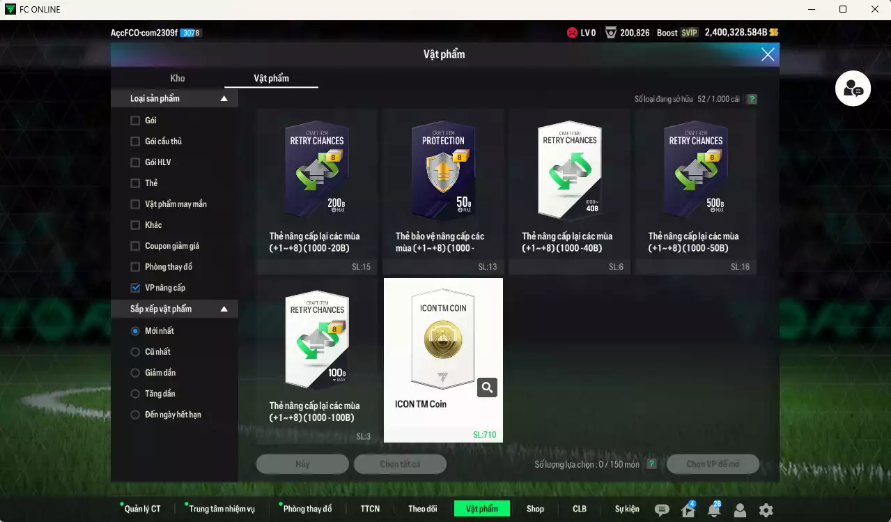 Ảnh ACC 2400328b trắng, có thẻ đổi tên. HLV Xịn, dư 72.000TC