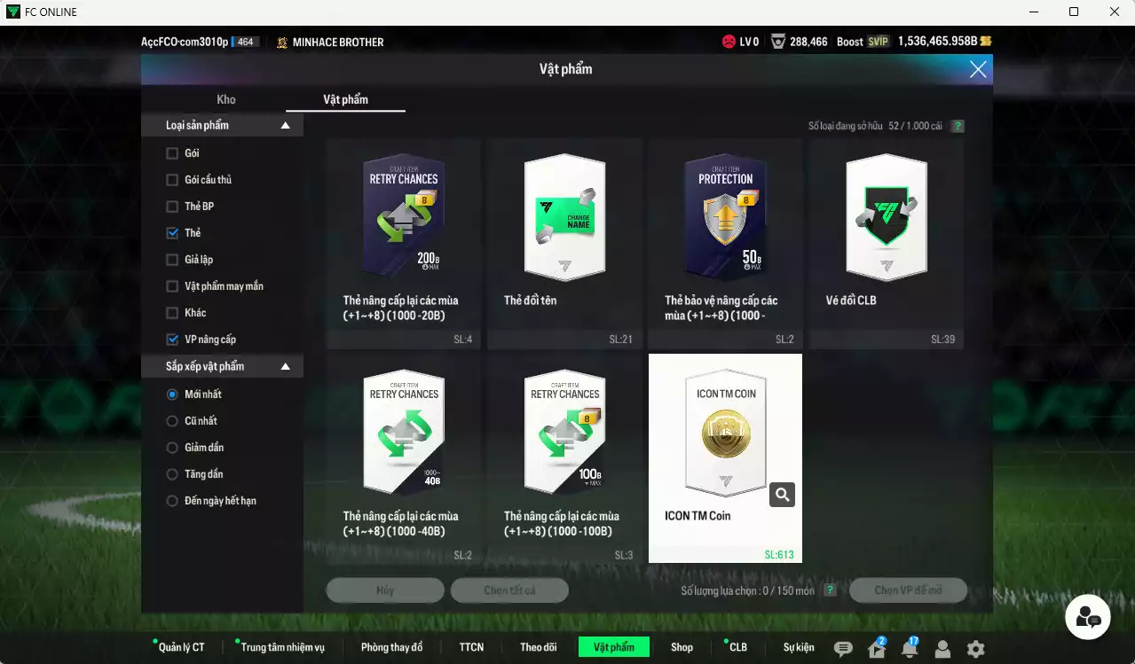 Ảnh ACC 1536465b trắng, có thẻ đổi tên. HLV Siêu Xịn, đã full bảng đào tạo chiến thuật