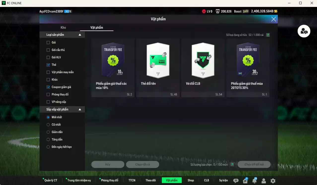 Ảnh ACC 2400328b trắng, có thẻ đổi tên. HLV Xịn, dư 72.000TC