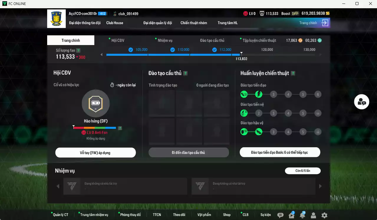 Ảnh ACC 619203b trắng, có thẻ đổi tên, còn rất nhiều CP GIẢM THUẾ. HLV Xịn, dư 60.000TC