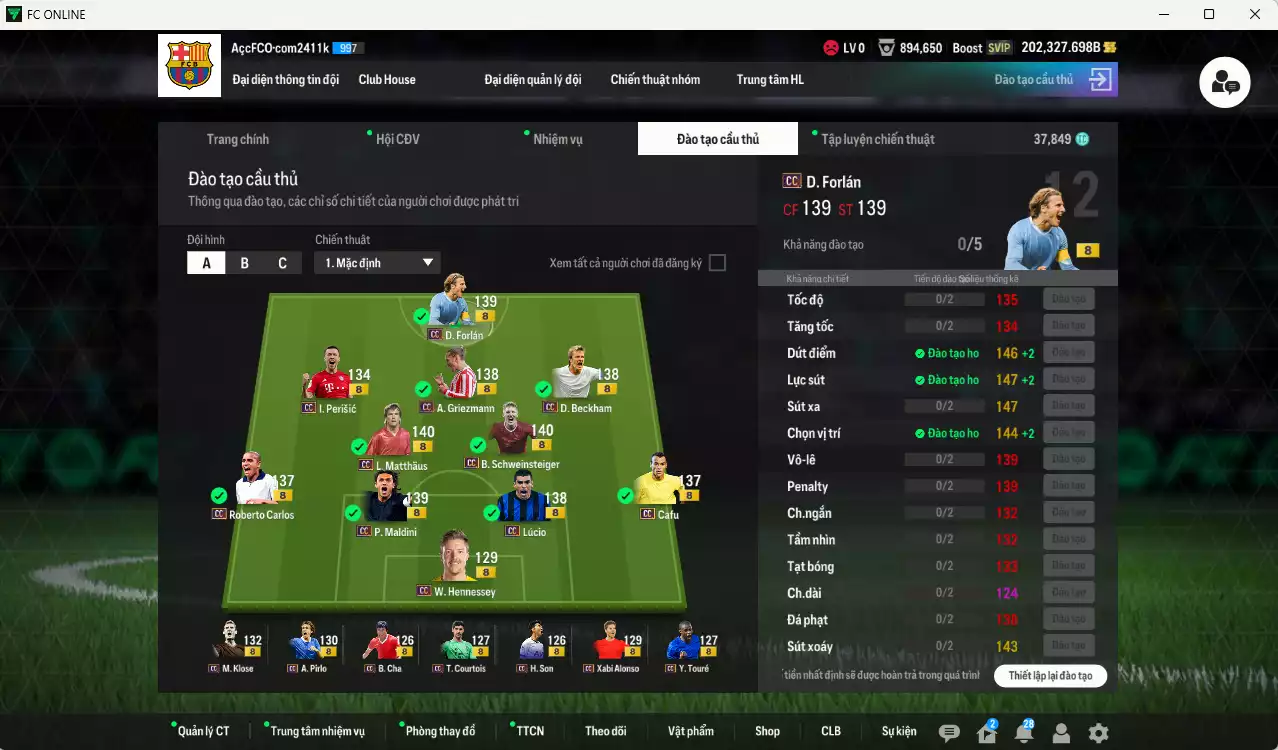 Ảnh Full mùa CC+8 1.727.770b dư 202kb có Matthaus, Forlán, Beckham, Lúcio, Pirlo, Maldini, Griezmann, Klose, Schweinsteiger, Alonso, Cafu, Carlos, Courtois, Touré, Son, Cha... HLV Xịn, đã đào tạo full chỉ số cầu thủ, VIP BK Tháng 11, KC Tháng 12
