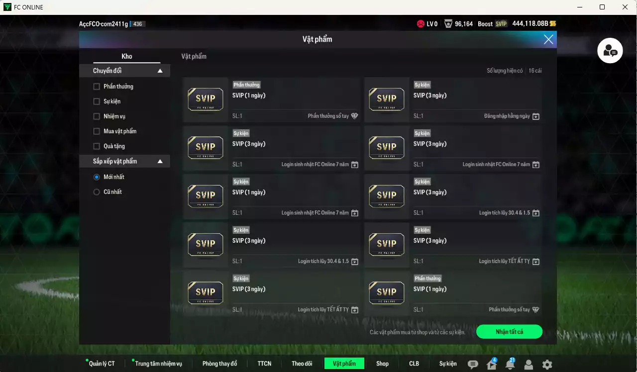 Ảnh ACC 444118b trắng, có thẻ đổi tên. HLV Xịn, dư 56.000TC