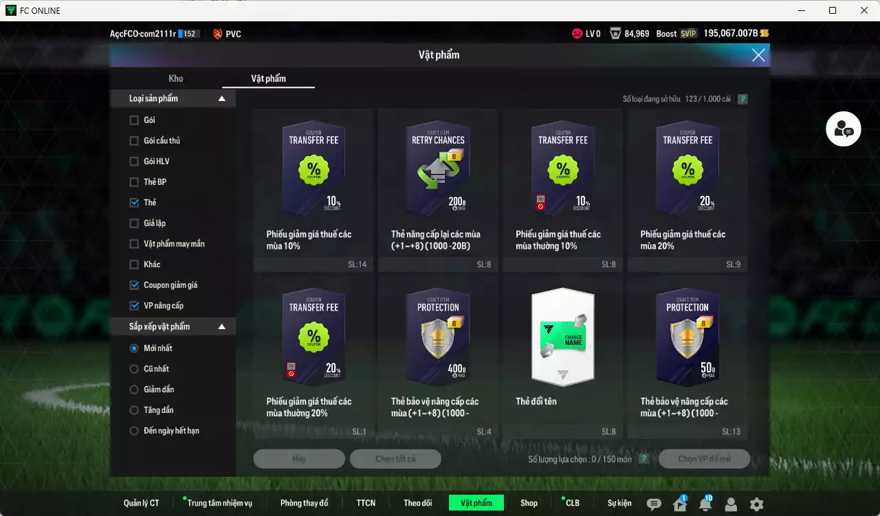 Ảnh ACC 195067b trắng, có thẻ đổi tên. HLV Xịn, gần full bảng đào tạo chiến thuật